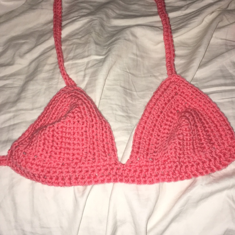 handmade knitted / crocheted bikini / summer top